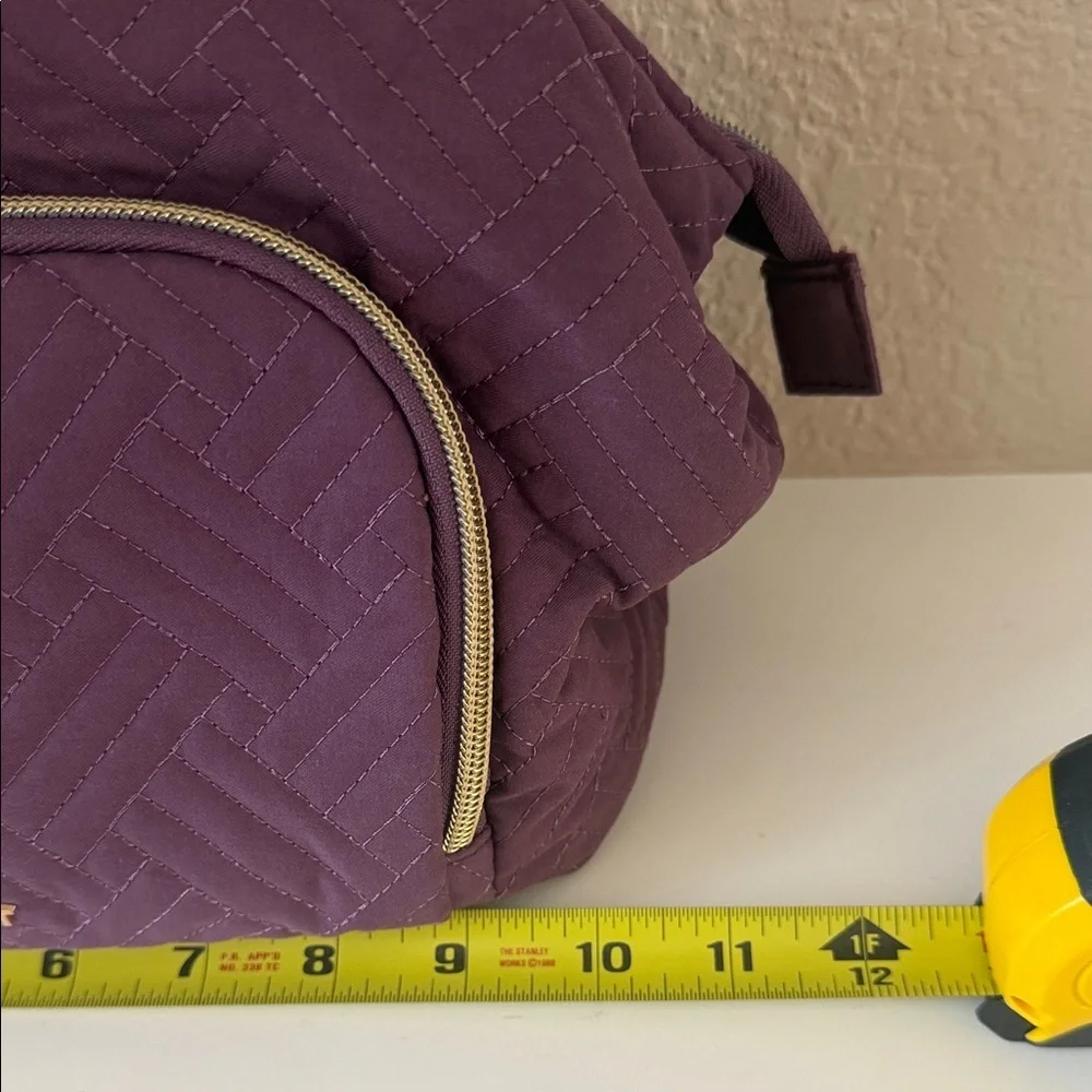 Purple Quilted Women's Bag size large